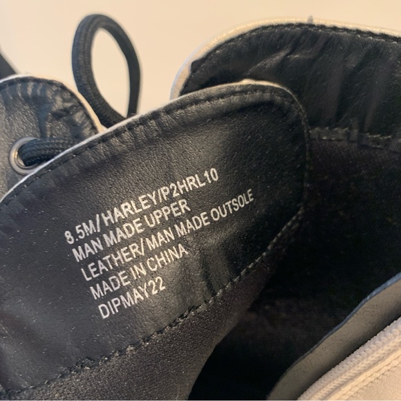 Sincerely Jules Boots Women’s Harley Platform Combat Cream Leather Size 8.5 - Picture 9 of 13